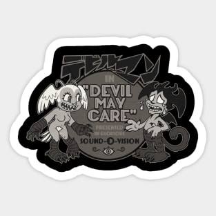 Devil May Care Sticker